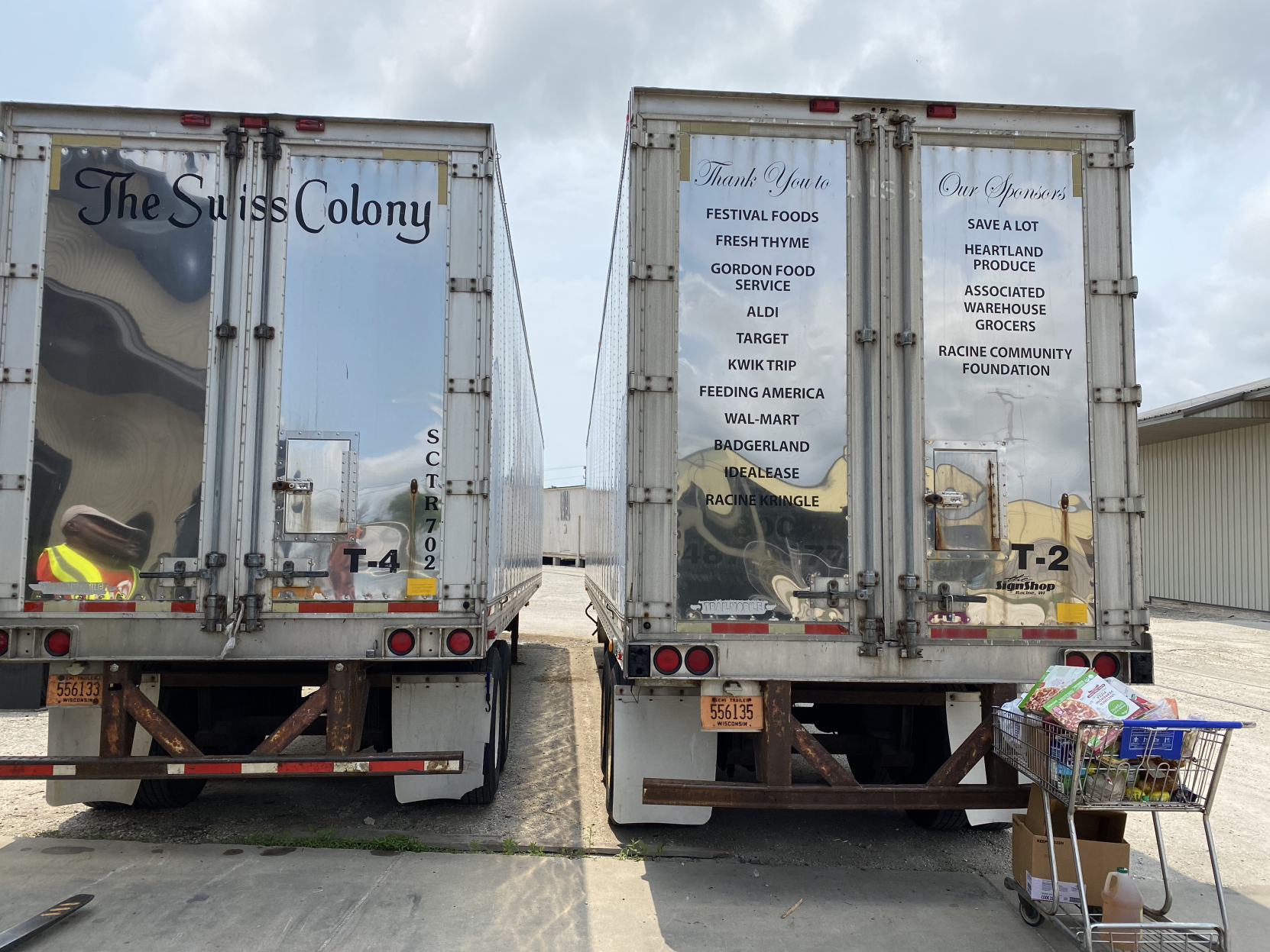 Freezer and refrigerator trailer